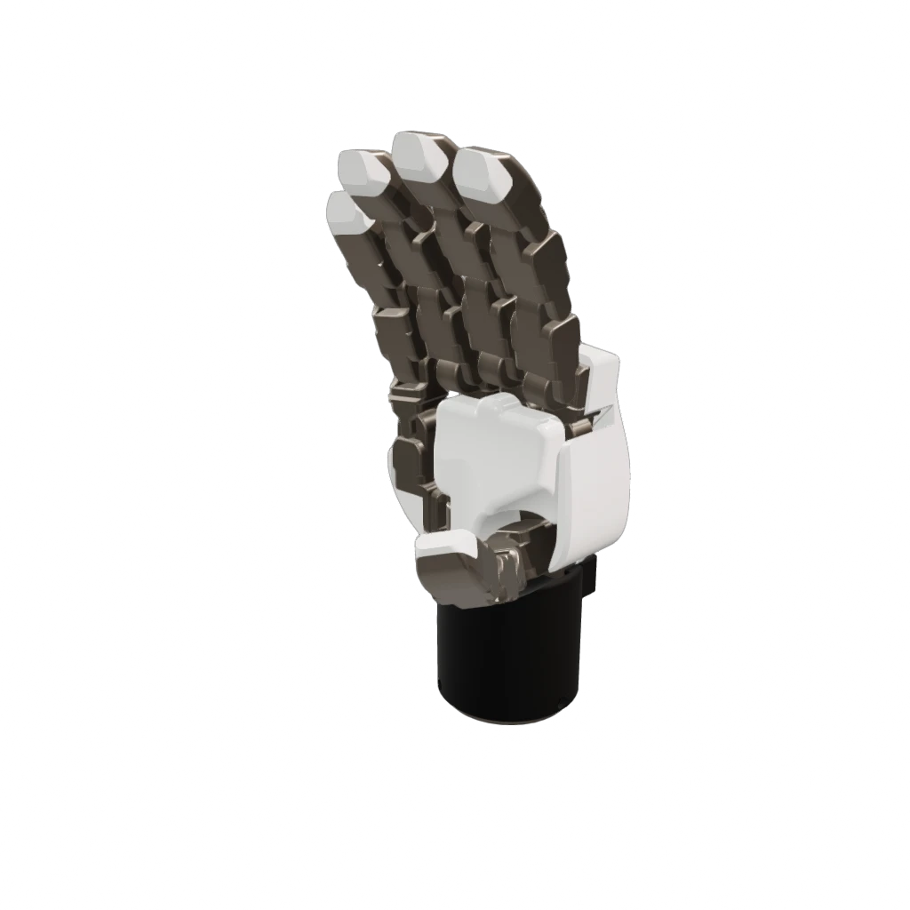 The stock DG5F hand.