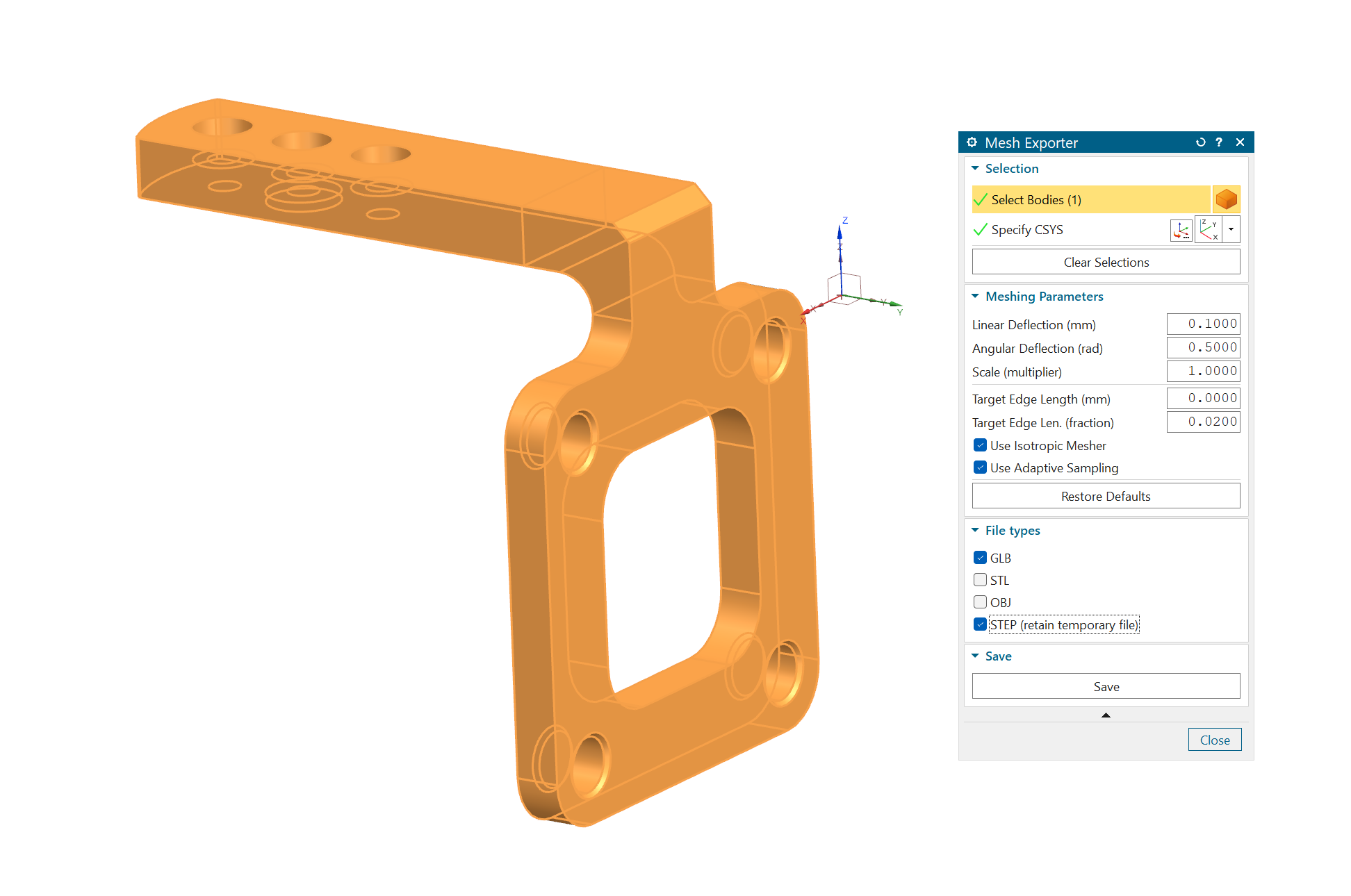 SolidWorks Save As dropdown