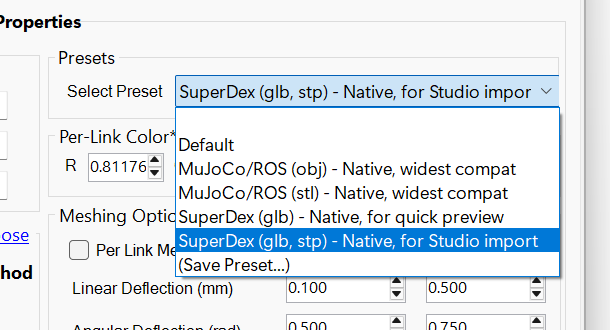 Presets