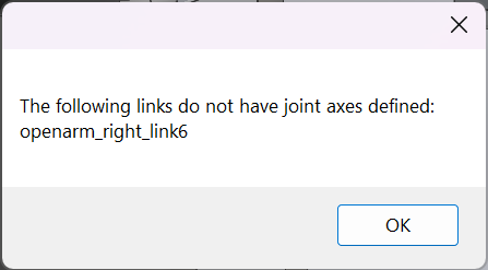 Validation error